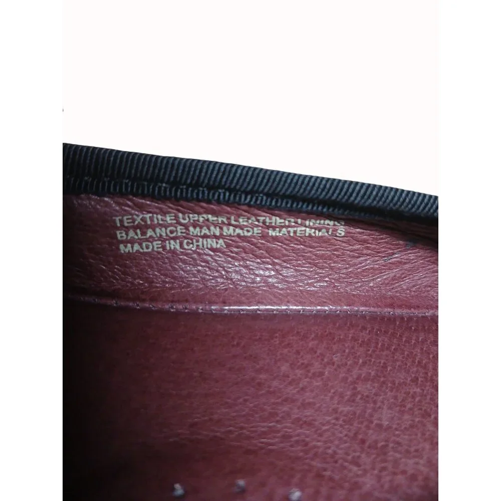 Born Ono Hallada Wine Velvet Ballet Flats Bow Shoes Size 8.5 Stacked Low Heel - Picture 15 of 15